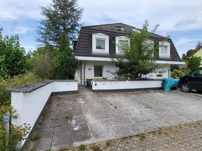 Das Gebäude in dem sich die Ferienwohnung befindet
