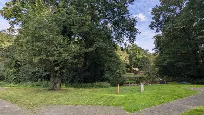 Ein Garten an der Unterkunft Osterspezial Wohlfühloase am schönen Scharmützelsee