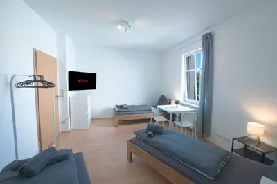 TV/Unterhaltungsangebot in der Unterkunft Urbanes Dachrefugium mit Balkon