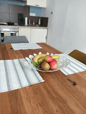 Küche/Küchenzeile in der Unterkunft AF Apartments Studio Berlin