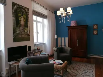Ein Sitzbereich in der Unterkunft Bed&Breakfast Wagner 