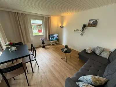 TV/Unterhaltungsangebot in der Unterkunft Feriendorf Seddiner See - Bungalow 2