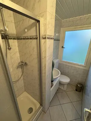 Ein Badezimmer in der Unterkunft Feriendorf Seddiner See - Bungalow 2