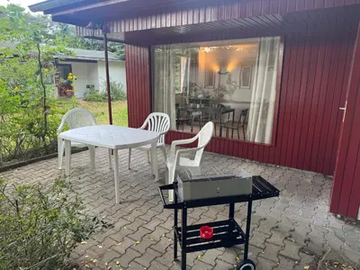 Ein Patio oder anderer Außenbereich in der Unterkunft Feriendorf Seddiner See - Bungalow 2