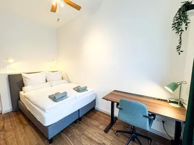Ein Bett oder Betten in einem Zimmer der Unterkunft Great 4-room apartment in Prenzlauer Berg