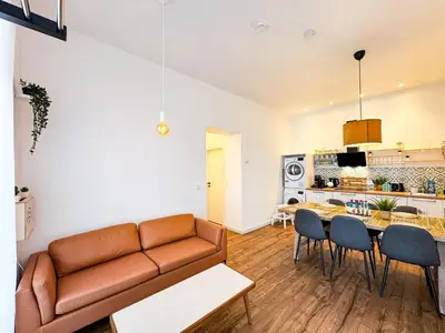 Küche/Küchenzeile in der Unterkunft Great 4-room apartment in Prenzlauer Berg