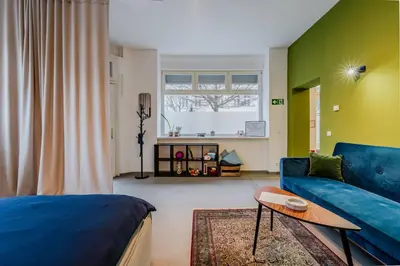 Ein Sitzbereich in der Unterkunft La Maisonnette - le petit appart