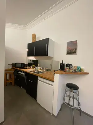Küche/Küchenzeile in der Unterkunft La Maisonnette - le petit appart