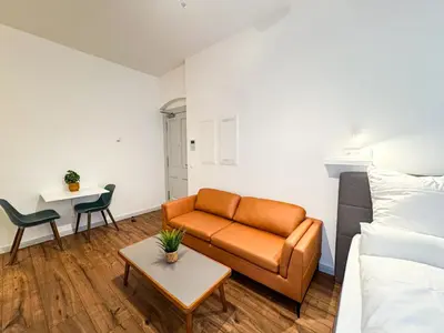 Ein Bett oder Betten in einem Zimmer der Unterkunft Great 1-room apartment in Prenzlauer Berg