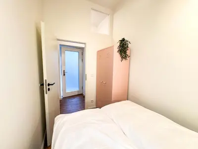 Ein Bett oder Betten in einem Zimmer der Unterkunft Great 3-room apartment in Prenzlauer Berg