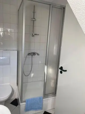 Ein Badezimmer in der Unterkunft Landgasthaus Jahnsfelde