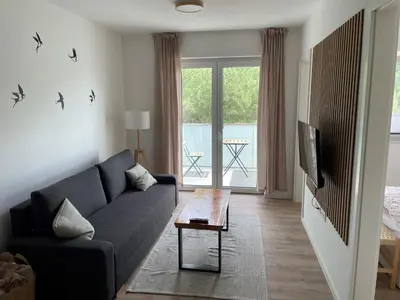 TV/Unterhaltungsangebot in der Unterkunft Ruppiner Seeblick Ferienwohnungen