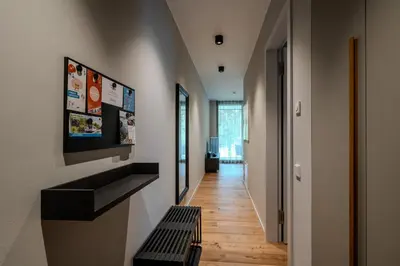TV/Unterhaltungsangebot in der Unterkunft Marina Apartment am See mit Pool und Sauna
