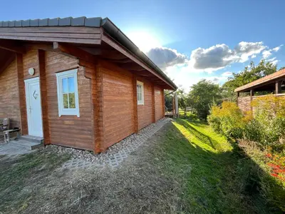 Ein Garten an der Unterkunft Silence-Lodge