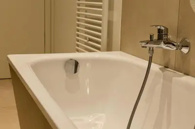 Ein Badezimmer in der Unterkunft Design-Apartment Babelsberg