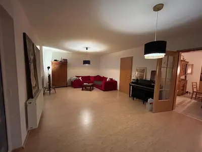 Ein Sitzbereich in der Unterkunft Haus am Stadtrand von Berlin