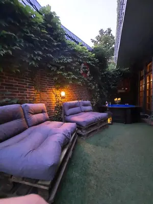 Ein Sitzbereich in der Unterkunft Apartment with terrace