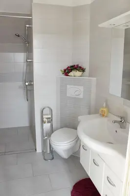 Ein Badezimmer in der Unterkunft Ferienwohnung Wunderlich