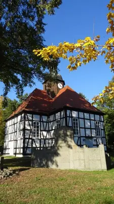 Das Gebäude in dem sich die Ferienwohnung befindet