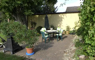 Ein Garten an der Unterkunft Ferienwohnung Wunderlich