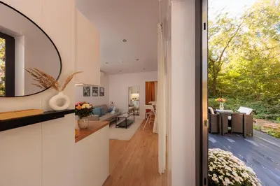 Ein Garten an der Unterkunft Hygge Tiny House 1 - Berlin Brandenburg