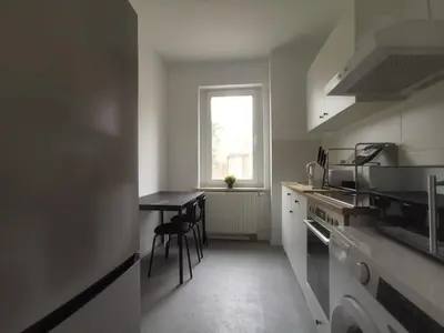 Küche/Küchenzeile in der Unterkunft Apartmenthaus in Rüdersdorf
