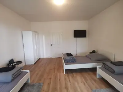 TV/Unterhaltungsangebot in der Unterkunft Apartmenthaus in Rüdersdorf