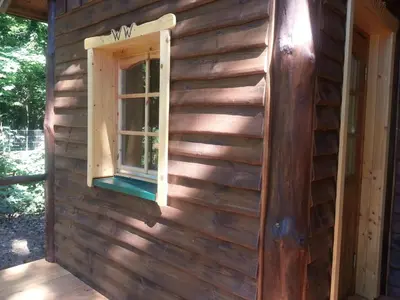Grundriss der Unterkunft Holzhaus Waldwichtel am Wald und See