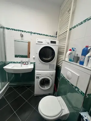 Ein Badezimmer in der Unterkunft Nice apartment in Berlin7