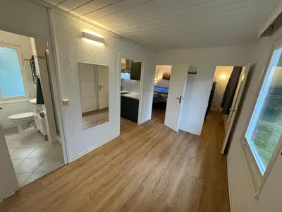Küche/Küchenzeile in der Unterkunft Bungalowdorf Seddiner See - Bungalow 9