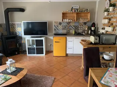Küche/Küchenzeile in der Unterkunft Olivia
