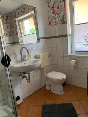 Ein Badezimmer in der Unterkunft Olivia