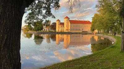 Blick auf einen Fluss in der Nähe der Ferienwohnung
