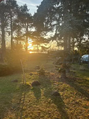 Ein Garten an der Unterkunft Beetzseeperle