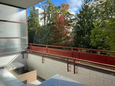 Ein Balkon oder eine Terrasse in der Unterkunft LuxusCityApartment