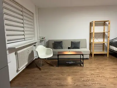 Ein Bett oder Betten in einem Zimmer der Unterkunft LuxusCityApartment