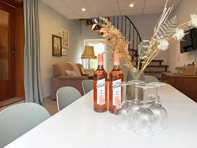 Getränke in der Unterkunft Ferienwohnung Seeglück - 4 Schlaf- & 4 Badezimmer