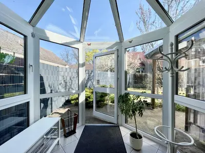 Ein Balkon oder eine Terrasse in der Unterkunft Ferienwohnung Seeglück - 4 Schlaf- & 4 Badezimmer