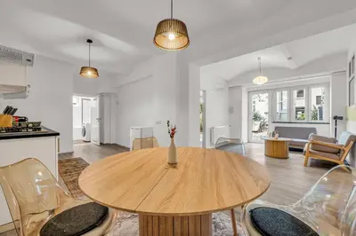 Küche/Küchenzeile in der Unterkunft Kreuzberger Wohnung am Maybachufer