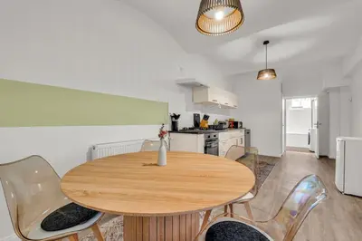 Küche/Küchenzeile in der Unterkunft Kreuzberger Wohnung am Maybachufer