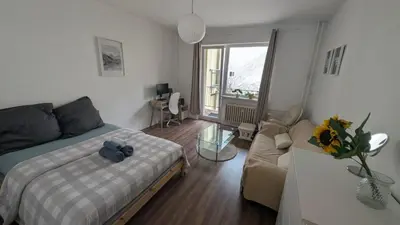 Ein Bett oder Betten in einem Zimmer der Unterkunft Quiet Apartment in Mitte near Bellevue Tiergarten