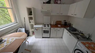 Küche/Küchenzeile in der Unterkunft Quiet Apartment in Mitte near Bellevue Tiergarten