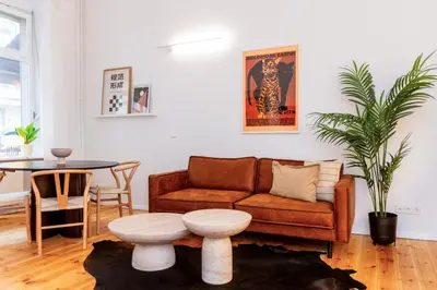 Ein Sitzbereich in der Unterkunft Berlin & Friends