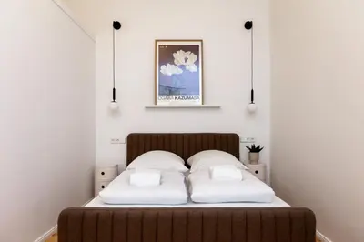 Ein Bett oder Betten in einem Zimmer der Unterkunft Berlin & Friends