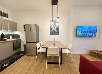 Küche/Küchenzeile in der Unterkunft fairAPART 3 Zimmer, 1 Bad, 50 qm, Prenzlauer Berg