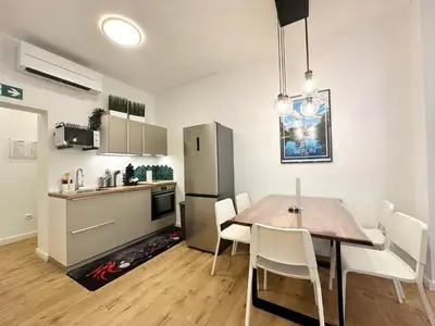 Küche/Küchenzeile in der Unterkunft fairAPART 3 Zimmer, 1 Bad, 50 qm, Prenzlauer Berg