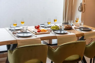Essen in der Ferienwohnung oder in der Nähe