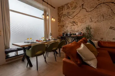 Ein Sitzbereich in der Unterkunft NEW! Exceptional design loft in a TOP location