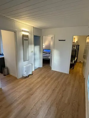 Ein Bett oder Betten in einem Zimmer der Unterkunft Feriendorf Seddiner See - Bungalow 8