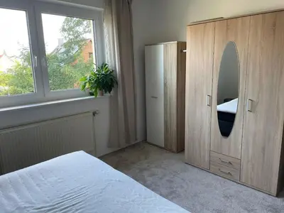 Ein Bett oder Betten in einem Zimmer der Unterkunft Gemütliche 2-Zimmerwohnung